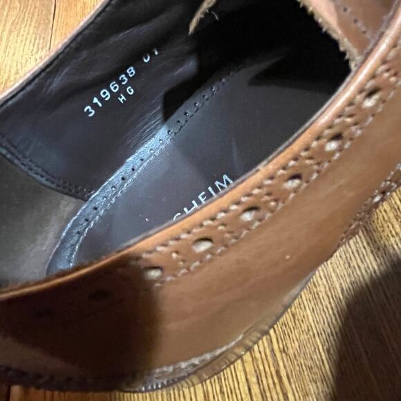 Florsheim Castellano Wingtip Men’s Shoes Leather Size 10.5D Pre-Owned - Picture 6 of 10